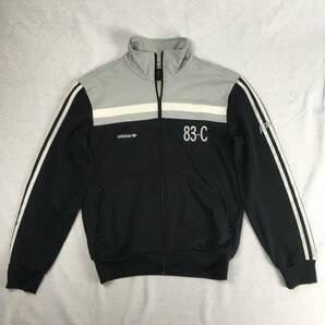 adidas Originals アディダス オリジナル 83-C トラックトップジャージ AGC005 トラックトップ ブラック/グレー Oサイズ トレフォイルの画像1