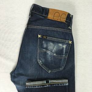 Lee リー LM9601 日本製 101 プロジェクト KAIHARA denim レギュラーストレート デニム パンツ ジーンズ W32 セルビッチ ジップフライ