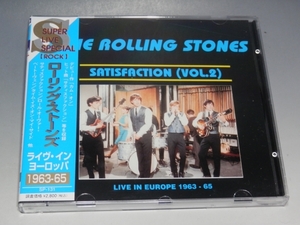 □ THE ROLLING STONES ローリング・ストーンズ ライヴ・イン・ヨーロッパ 1963-65 帯付CD SP-131