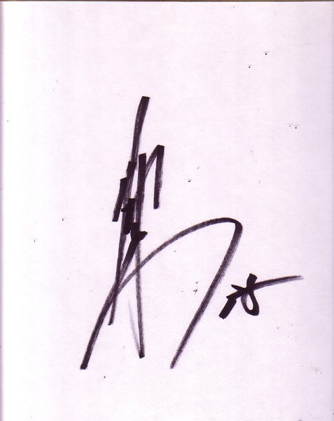 Tarjeta autógrafa autografiada número 35 del jugador OB Shimizu de los Giants (escrita a mano), Deportes, béisbol, Béisbol en general