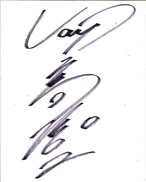 Hiroshima Toyo Carp OB Takamoto Entrenador Papel de color firmado (escrito a mano) Número de uniforme 0-2, béisbol, Recuerdo, Mercancía relacionada, firmar