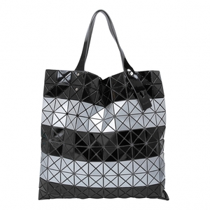 バオバオ イッセイミヤケ BAO BAO ISSEY MIYAKE プリズム10×10ルーセントトートバッグ シルバー黒 【レディース】