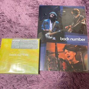 backnumberユーモアCD＋特典ポスター付き