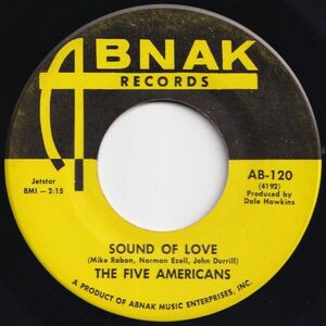 Five Americans Sound Of Love / Sympathy Abnak US AB-120 203743 ROCK POP ロック ポップ レコード 7インチ 45