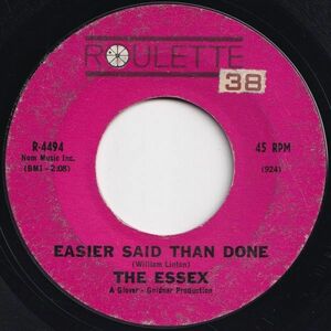 Essex Easier Said Than Done / Are You Going My Way Roulette US R-4494 203807 R&B R&R レコード 7インチ 45