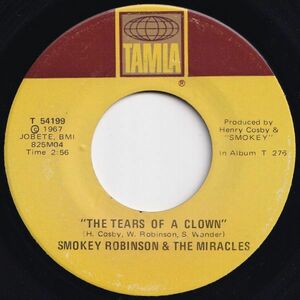 Smokey Robinson, Miracles The Tears Of A Clown / Promise Me Tamla US T 54199 203822 SOUL ソウル レコード 7インチ 45