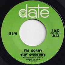 Steelers Get It From The Bottom / I'm Sorry Date US 2-1642 203876 SOUL ソウル レコード 7インチ 45_画像2