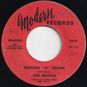 Ikettes Peaches N Cream / The Biggest Players Modern US 45x1005 203888 R&B R&R レコード 7インチ 45