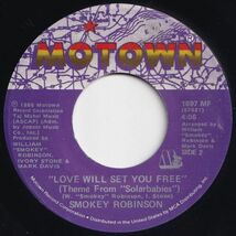 Smokey Robinson One Heartbeat / Love Will Set You Free Motown US 1897 MF 203956 SOUL ソウル レコード 7インチ 45_画像2