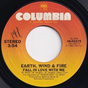 Earth Wind & Fire Fall In Love With Me / Lady Sun Columbia US 38-03375 203988 SOUL FUNK ソウル ファンク レコード 7インチ 45