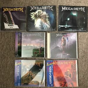  as good as new several equipped name record Megadeth mega tes7 title set 