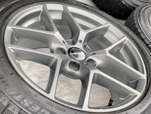 バリ山！ランフラット スタッドレスタイヤ付！BORBET タイプY 18インチ 8J +30 PCD120 5穴 245/45R18 19年製造 F10 F11_画像2