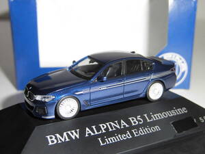 Modellauto BMW ALPINA B5 Limousine (G30), Blau, 1:87, Limited