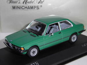 S=1/43☆PMA製 BMW323i/E21 初代３シリーズ丸目4灯/1975-83(グリーン):BMW 3-Series/E21'1975-83(GREEN)絶版・希少・未使用品！