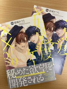 BL 「好感度ゲージ××%」葛城かつら アニメイト限定リーフレット付き 初版 1.4cm