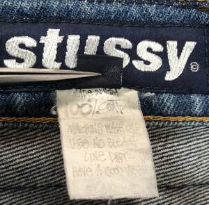 80年代　アメリカ製　OLD STUSSY　80`s　デニムショーツ　80s　オールドステューシー　1980年代　ヴィンテージ　メイドインUSA　