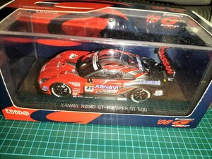 委託!!絶版!! エブロ1/43 ザナヴィ・ニスモ（XANAVI NISMO) GT-R No.23 スーパーGT500 2008 チャンピオン