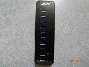 Anker USB hub 7 port +PowerIQ 3 port A7515 anchor USB3.0 hub 