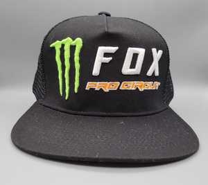 【未使用品】MONSTER ENERGY FOX PRO CIRCUIT モンスターエナジー フラットキャップ 帽子 ★黒 #帽子 #プロサーキット