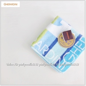 ◆ Носовой платок-полотенце Gherardini неиспользованный ◆ Сине-зеленый ◆