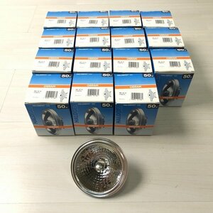 (計15個)JRS12V50W-FL/GS ハロゲンランプ 50W OSRAM 【未使用 開封品】 ■K0037548