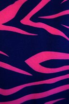 新品 XLサイズ ネイビーとピンクの ゼブラ柄シャツ 1623 NAVY×PINK ビッグサイズ 柄シャツ アニマル ドレスシャツ 大きなサイズ_画像7