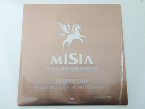 MISIA SUNNY DAY JOE CLAUSSELL SHINICHI OSAWA REMIX 12インチ レコード アナログ ミーシャ BMG Rhythmedia 2001年