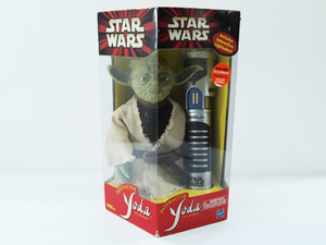 新品 未開封 2000年 STAR WARS INTERACTIVE YODA インタラクティブ ヨーダ フィギュア スターウォーズ Hasbro TIGER F