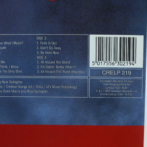 希少 UKオリジナル 1997年 Oasis Be Here Now LP 12inch レコード オリジナル UK盤 オアシスの画像3