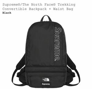 Supreme The North Face Trekking Convertible Backpack + Waist Bag Black 新品TNF ノースフェイス バンダナ バッグ