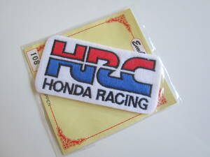 HRC ホンダ レーシング ラーダー バイク オートバイ チーム フェルト ワッペン/当時物 自動車 レーシング スポンサー 209