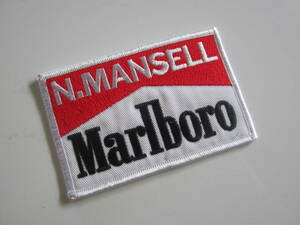 ビンテージ Marlboro マルボロ N.MANSELL ナイジェル・マンセル タバコ ワッペン/刺繍 自動車 整備 レーシング チーム スポンサー 209