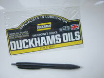 DUCKHAMS MOTOR OIL ステッカー ダッカムス モーター オイル ステッカー/デカール 自動車 バイク オートバイ レーシング F1 S69_画像5