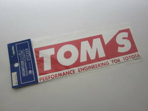 TOMs トムス TOYOTA トヨタ 純正 ステッカー/デカール 自動車 バイク オートバイ アクセサリー レーシング F1 ② S76