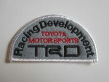 TRD Racing Development トヨタ モータースポーツ レーシング ワッペン/自動車 バイク F1 レーシング スポンサー ① 203_画像3
