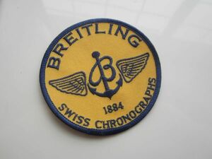 ビンテージ BREITLING 1884 SWISS CHRONOGRAPHS ブライトリング スイス クロノグラフ ワッペン/バイク オートバイ 自動車 レーシング 204