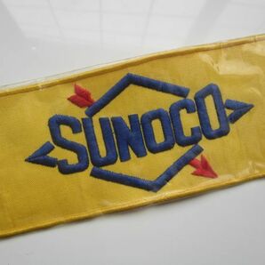 【大きめ】ビンテージ SUNOCO スノコ オイル ガソリン メーカー ワッペン/自動車 レーシング バイク スポンサー B05の画像2