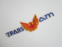 ビンテージ TRANSAM トランザム ファイヤーバード アメ車 外車 ワッペン/エンブレム 自動車 バイク スポンサー レーシング ① 206_画像1