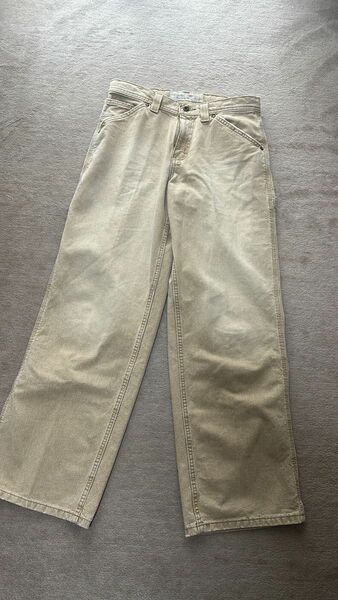 逆綾Cotton twill pants