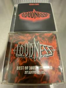 LOUDNESS (ラウドネス)ベストアルバム CD BEST OF LOUDNESS 8688 ATLANTIC YEARS +スーパーベスト CD 計2枚セット レンタルアップ