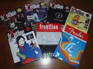 【カタログのみ】“Fender USA－FRONTLINE Vol,3・4・5・6・7・8＋extra 7冊セット”1999・2000・01・02・03度版カタログ！フロントライン