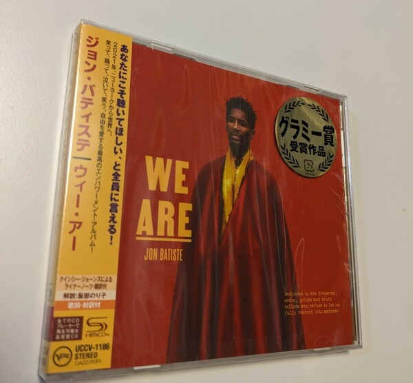 M 匿名配送 国内盤 SHM-CD　ジョン・バティステ　ウィー・アー Jon Batiste WE ARE 4988031408803