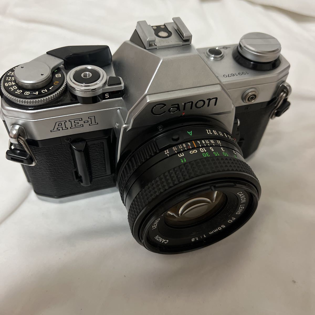 同梱歓迎】実用□キヤノン Canon AE-1 ボディ+FD 50mm F1.8 S.C.