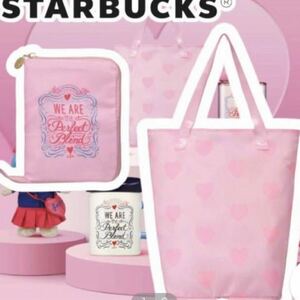 スターバックス【STARBUCKS】スタバ エコバッグ マイバッグ 買い物バッグ バレンタイン 2021