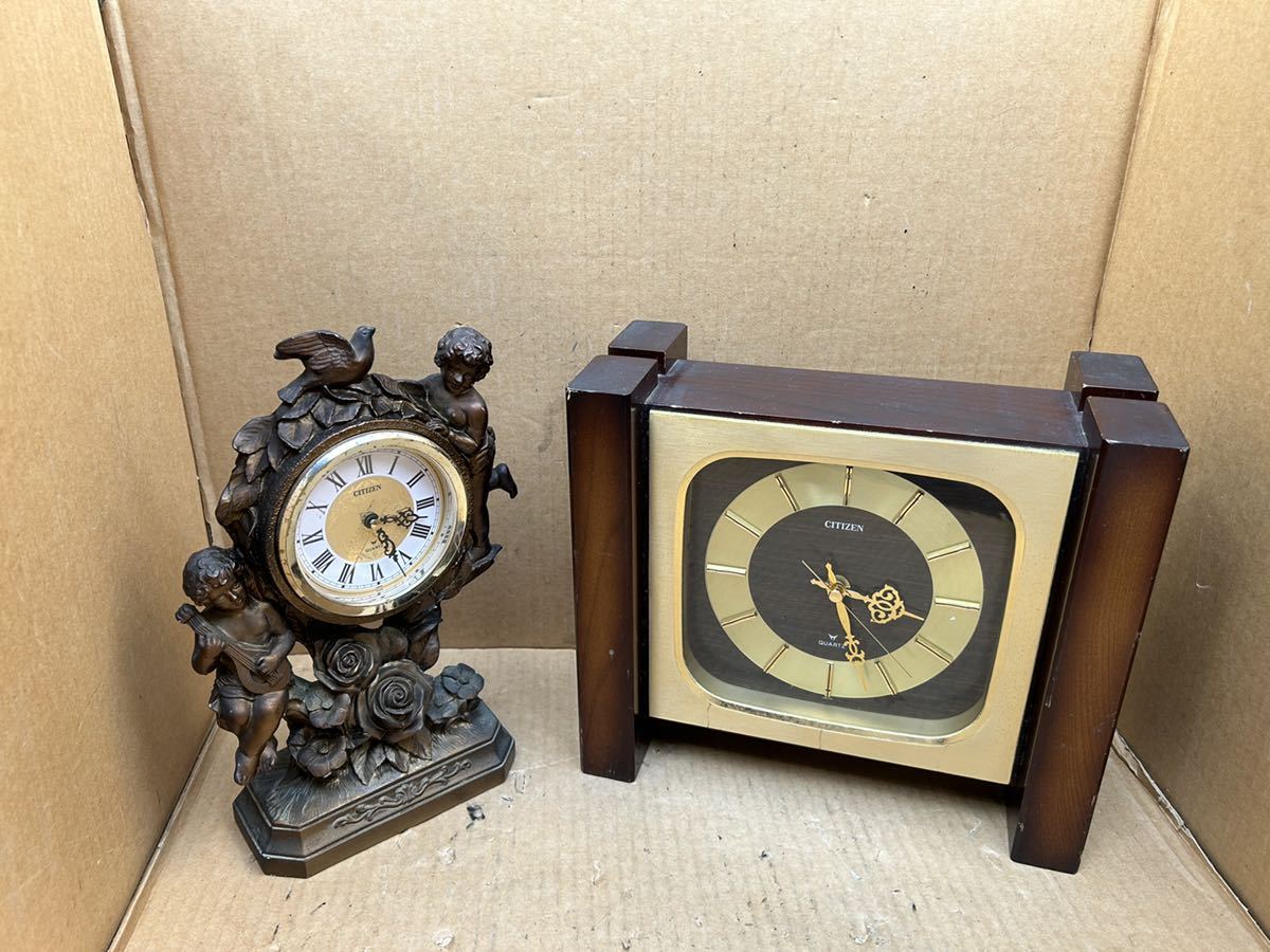 数々のアワードを受賞】 置き時計と、天使5点セット 置物 - grr.uam.sn