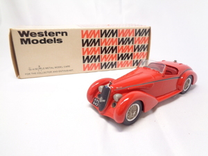 Western Models WMS 33 ALFA ROMEO 8C 2900B SPIDER 1938 ウエスタンモデル アルファロメオ （箱付）送料別