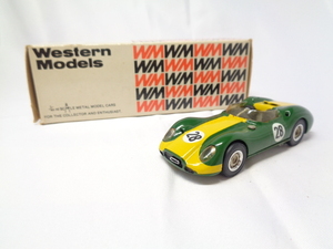 Western Models WRK 2 LISTER-JAGUAR 1958 Western model li Star Jaguar ( box attaching ) postage extra 