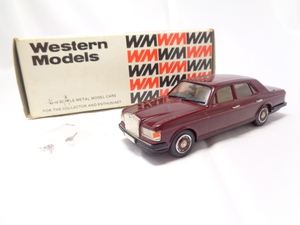 Western Models WP 116 ROLLS ROYCE SILVER SPIRIT 1987 Western model Rolls Royce silver spirit box attaching 