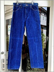 * Wrangler 90s USA made 13MWZ dark blue Denim pants W30* Vintage jeans 80skau Boy Western Country America old clothes 