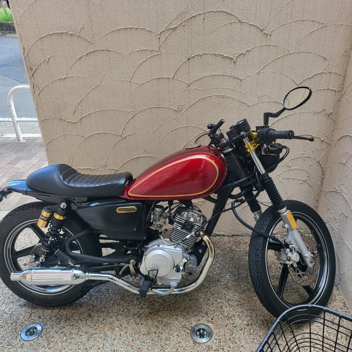 YB125SP専用シート ブラウン